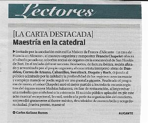 1 carta del lector Chapelet 23 mayo   2017